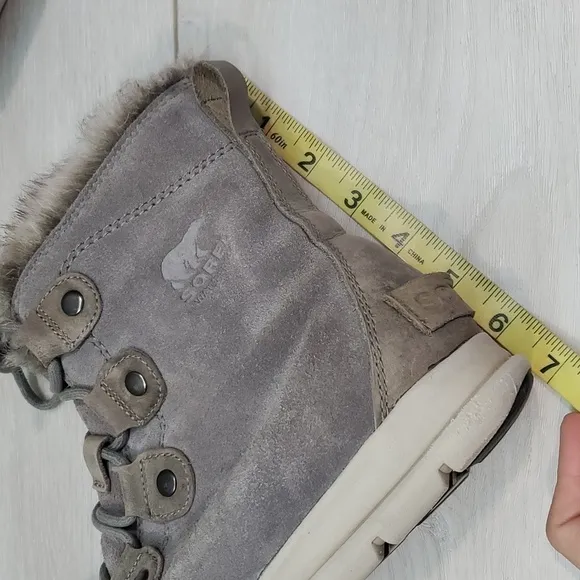 Sorel Women Explorer Joan Outdoor Fur Boots Shoes sz 8.5