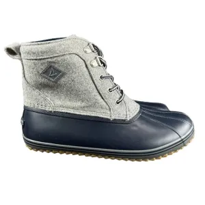 Sperry Top-Sider Bowline Grey Navy Rain Boots Youth Boy's Size 6 M
