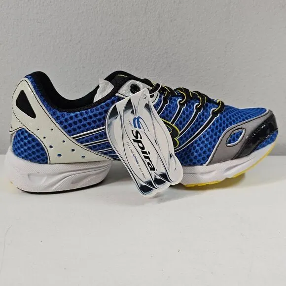 Spira Men's Stinger XLT Running Shoes Blue SRX221 Lace Up Low Top Mesh 7‎ M