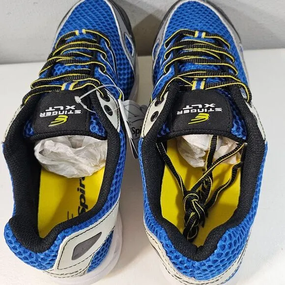 Spira Men's Stinger XLT Running Shoes Blue SRX221 Lace Up Low Top Mesh 7‎ M