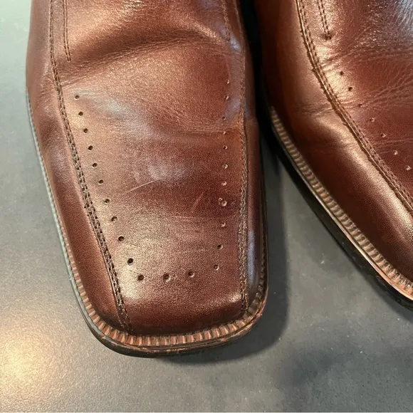 Stacy Adams sz 9.5 brown leather boots