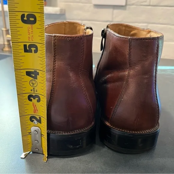 Stacy Adams sz 9.5 brown leather boots
