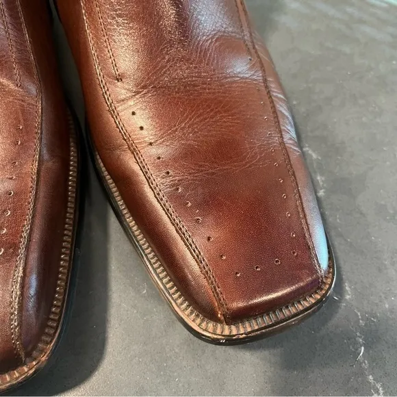 Stacy Adams sz 9.5 brown leather boots