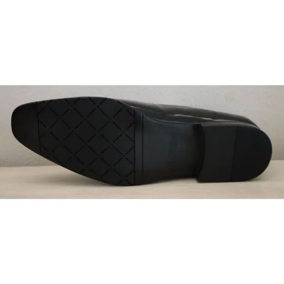 Stacy Adams Men's Sz 11.5M Black Patent Phoenix Tassel Slip-On Loafers