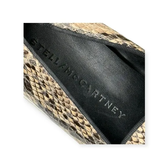 Stella McCartney ★ Binx Platform Slip On Sneaker ★Python Print Veg Leather ★ 37