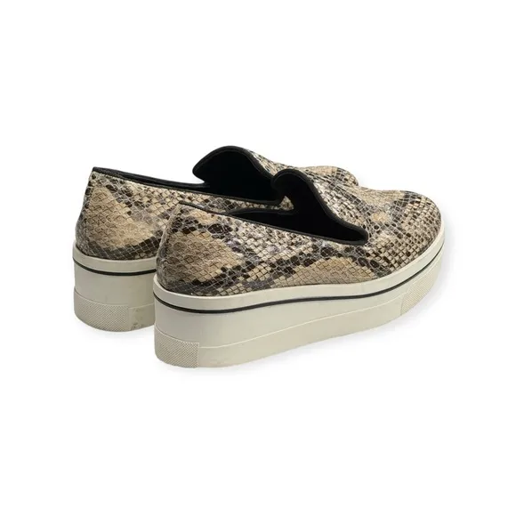 Stella McCartney ★ Binx Platform Slip On Sneaker ★Python Print Veg Leather ★ 37