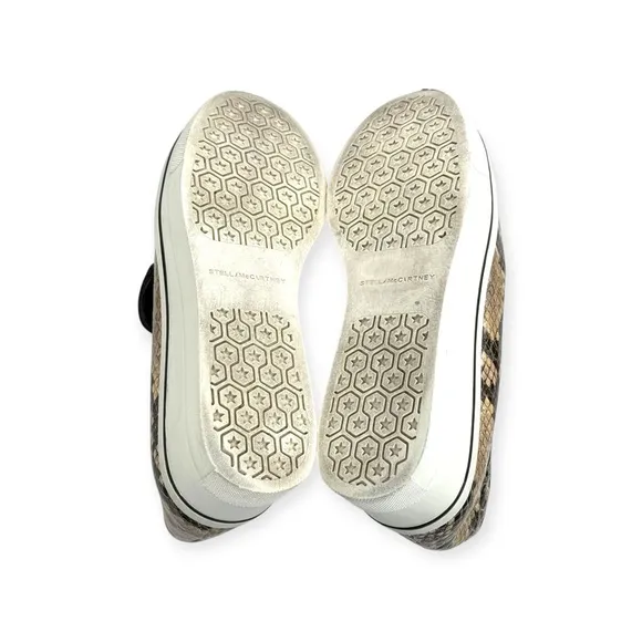 Stella McCartney ★ Binx Platform Slip On Sneaker ★Python Print Veg Leather ★ 37