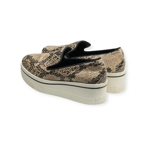 Stella McCartney ★ Binx Platform Slip On Sneaker ★Python Print Veg Leather ★ 37