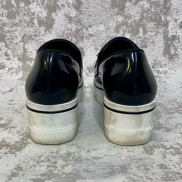 Stella McCartney Binx Vegan Leather Platform Sneaker in Black