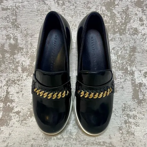 Stella McCartney Binx Vegan Leather Platform Sneaker in Black