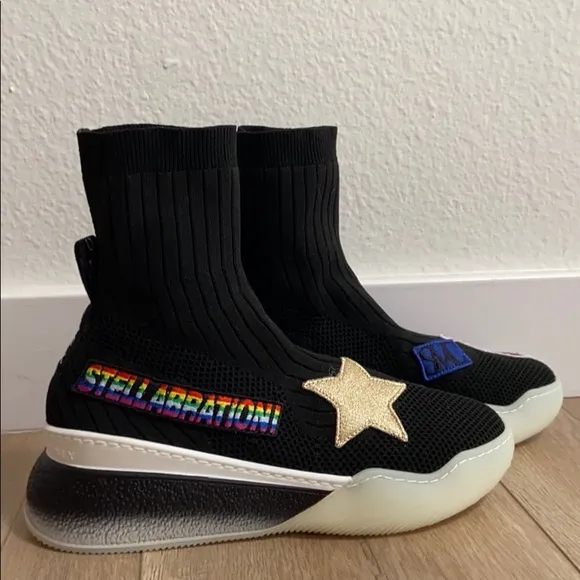 STELLA MCCARTNEY Sock 45mm Platform Sneakers
