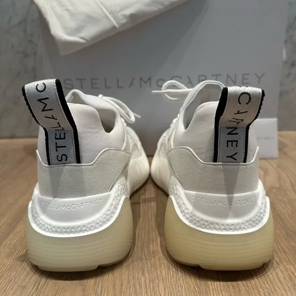 Stella McCartney Tess S Gomma Platform White Sneakers
