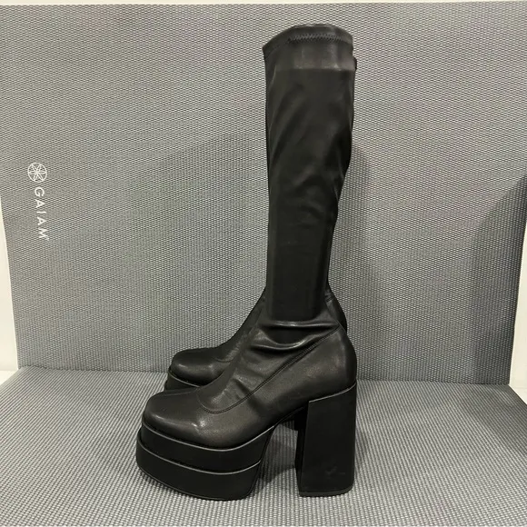 Steve Madden Cypress Women’s Knee High Stretch Pull On Platform‎ Boots Size 10