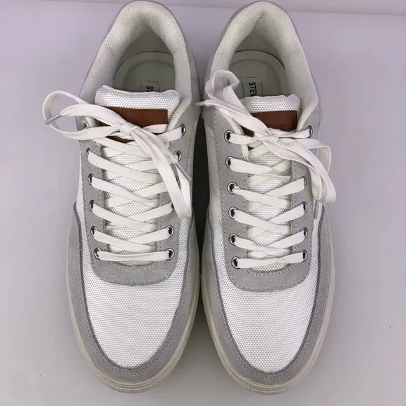 Steve Madden Finlo Grey Sneaker Shoes Size 9