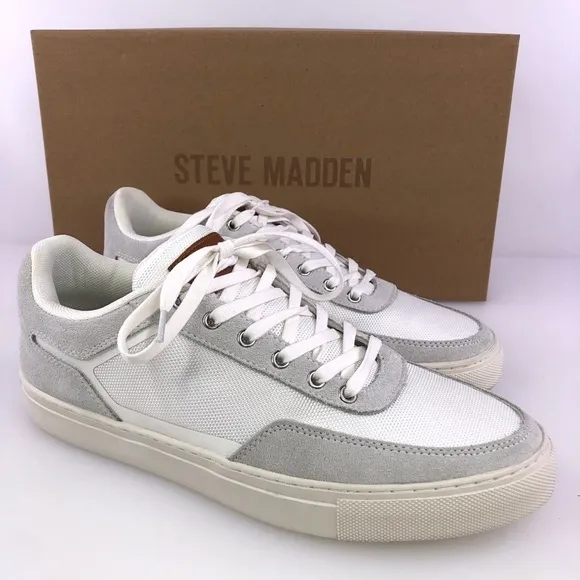 Steve Madden Finlo Grey Sneaker Shoes Size 9