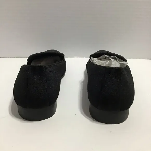 Steve Madden Laight Black Velvet Smoking Slipper. Good Condition Size 7