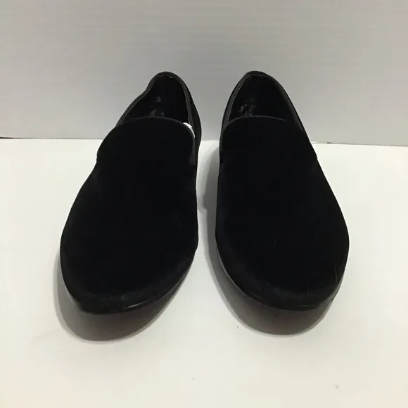 Steve Madden Laight Black Velvet Smoking Slipper. Good Condition Size 7
