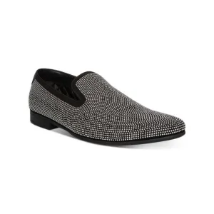 STEVE MADDEN Mens Silver Mezmoryz Almond Toe Slip On Slippers Shoes 9.5