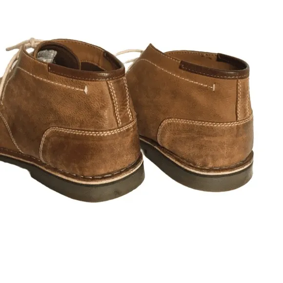 Steve Madden P-IVON 217 Tan Leather Ankle Shoes 14