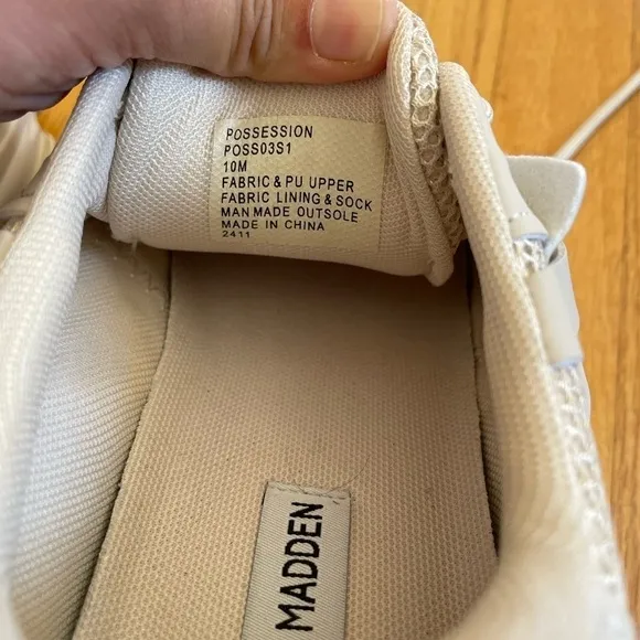 Steve Madden Possession sneakers platform size 10