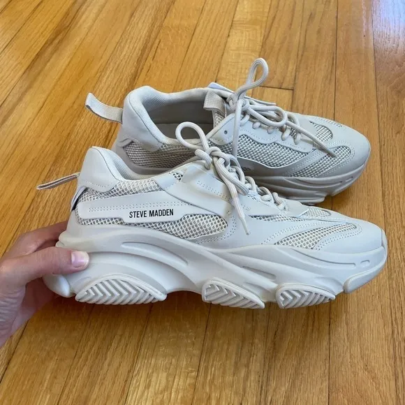 Steve Madden Possession sneakers platform size 10