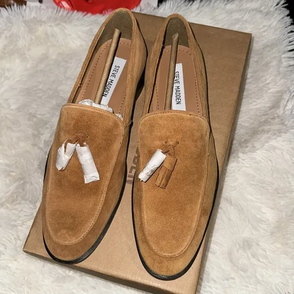 Steve madden tommaso cognac suede