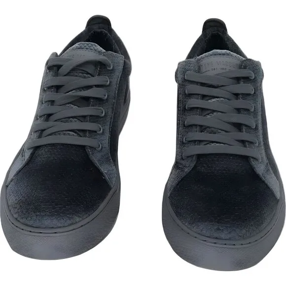 Steve Madden Velvet Low-Top Men's Sneakers in Gray, Size 9.5