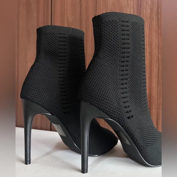 Steve Madden Womens candid Fabric Open Toe Ankle Fashion Boots Size 8.5M