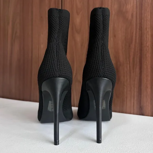 Steve Madden Womens candid Fabric Open Toe Ankle Fashion Boots Size 8.5M