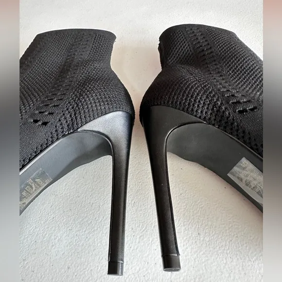 Steve Madden Womens candid Fabric Open Toe Ankle Fashion Boots Size 8.5M