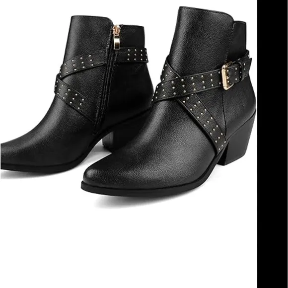 STEVE MADDEN WOMEN’S SZ 8 BLACK LEATHER BOOT. NIB