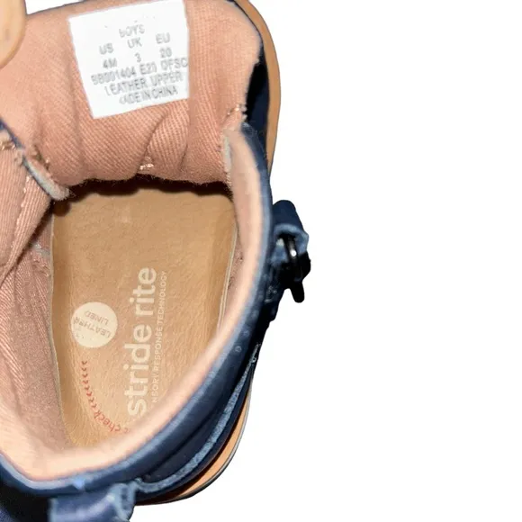Stride Rite 360 quinn Toddler Boys' Ankle Boots navy size 4