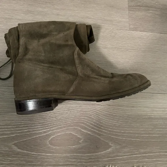 Stuart Weitzman Lowland Green OTK Over the KneeBoots Shoes