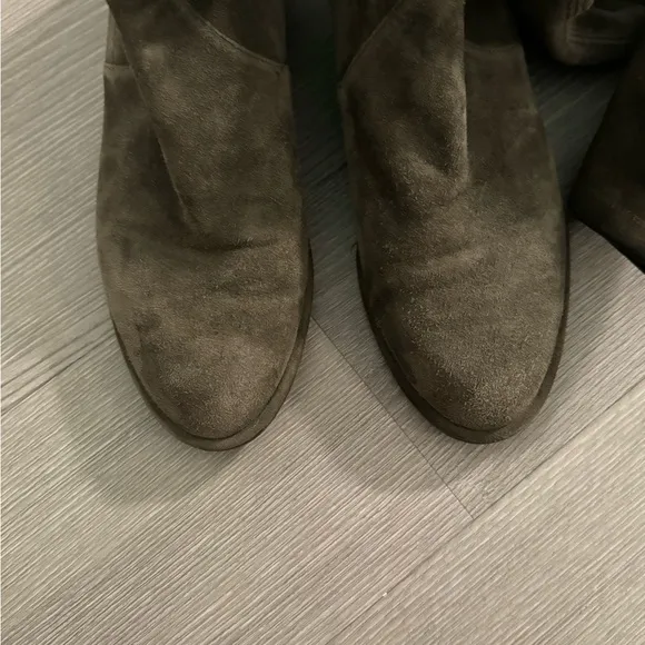 Stuart Weitzman Lowland Green OTK Over the KneeBoots Shoes
