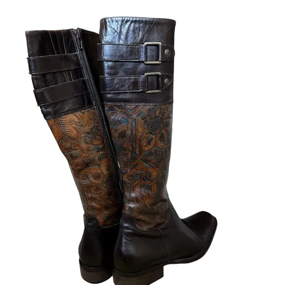 Stunning leather boots from Via Vai- handmade in Europe. EU 38, US 7.5