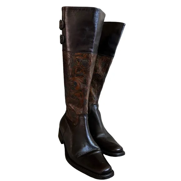Stunning leather boots from Via Vai- handmade in Europe. EU 38, US 7.5