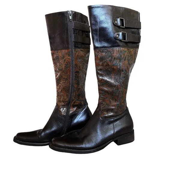 Stunning leather boots from Via Vai- handmade in Europe. EU 38, US 7.5