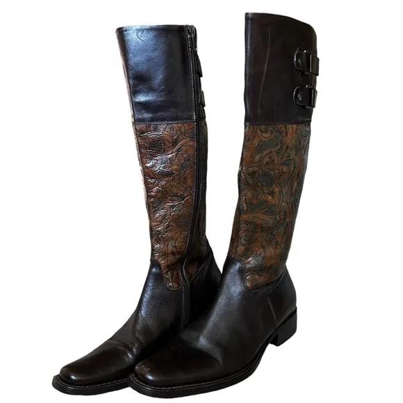 Stunning leather boots from Via Vai- handmade in Europe. EU 38, US 7.5