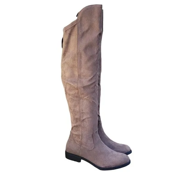 Style &amp; Co Hayley Over The Knee Zip Boots Sz 6.5