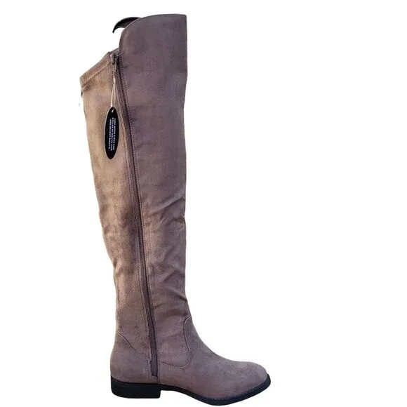 Style &amp; Co Hayley Over The Knee Zip Boots Sz 6.5