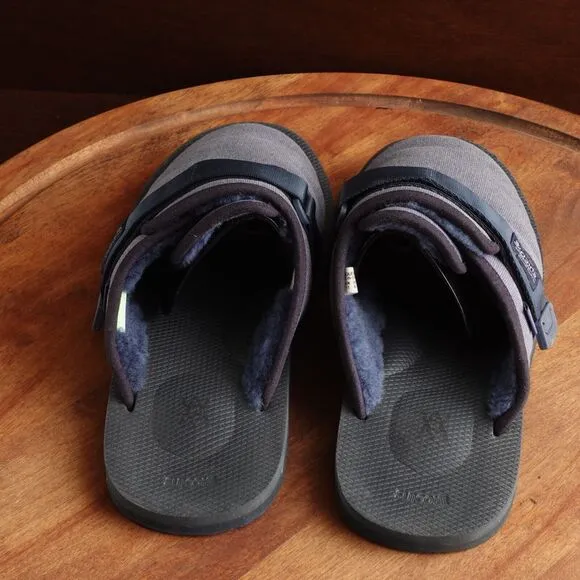 Suicoke x Daniel Arsham Slippers Mens SZ 9 Blue Zavo-Mabda Slip On Casual Shoes