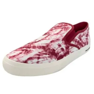 Sun   Stone Shoes Mens Reins Slip-on Sneaker Red Tie Dye