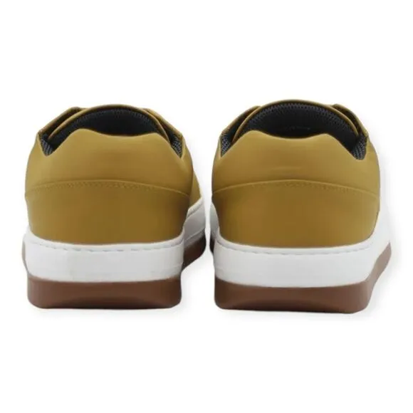 SUNNEI Dreamy Platform Sneakers in Ocher Leather Size 8 NEW