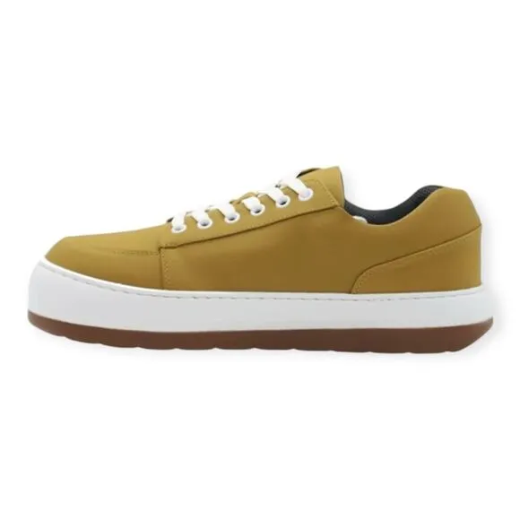 SUNNEI Dreamy Platform Sneakers in Ocher Leather Size 8 NEW