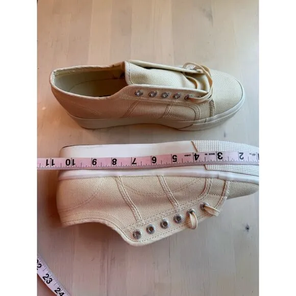 SUPERGA 2750 PLATFORM SNEAKERS CAMEL size 41 /US 9.5 W