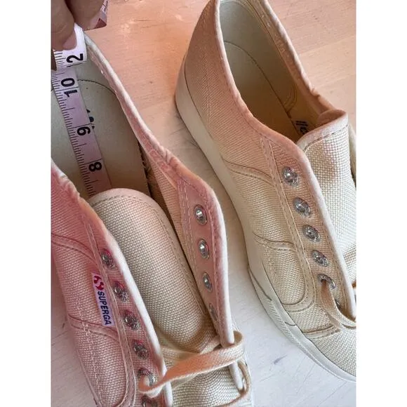 SUPERGA 2750 PLATFORM SNEAKERS CAMEL size 41 /US 9.5 W