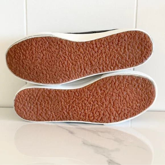 Superga Nappa Leather Platform Sneaker 7.5 / EU 40 Style S00C790