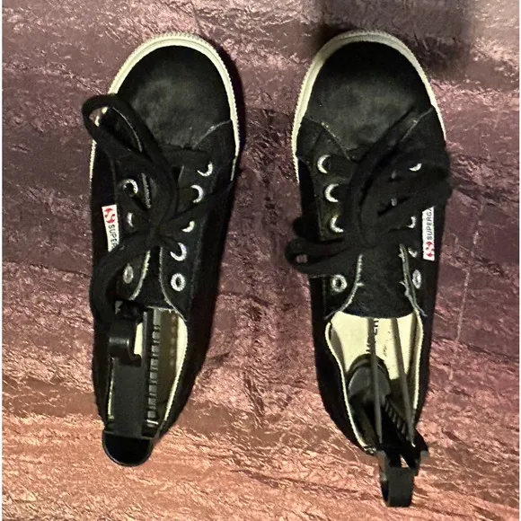 Superga Pony Hair Platform Sneakers Size 36