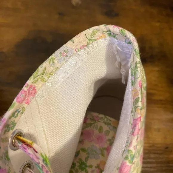 Superga x LoveShackFancy 2795 Flowers High-Top Sneakers Size 9.5
