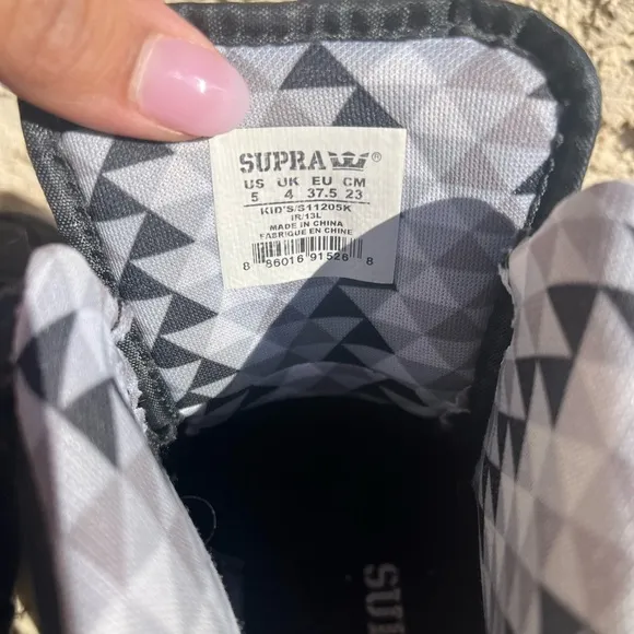 Supra Black High-Top Sneakers